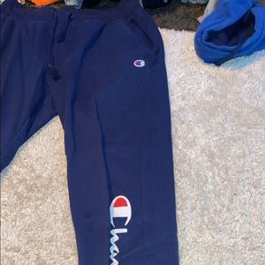 Navy blue champion joggers